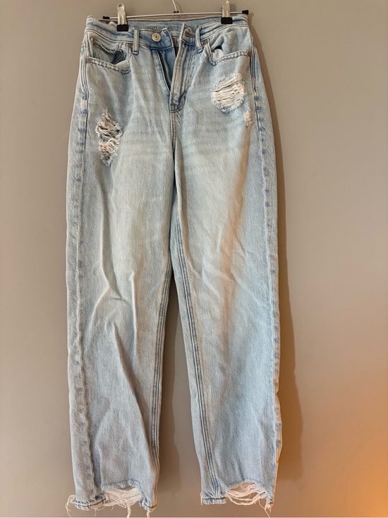 American Eagle Outfitters Denim - American Eagle Outfitters Light Blue Distressed Boyfriend Jeans